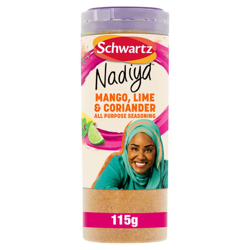 Schwartz Nadiya Mango, Lime &amp;amp; Coriander All Purpose Seasoning 115g