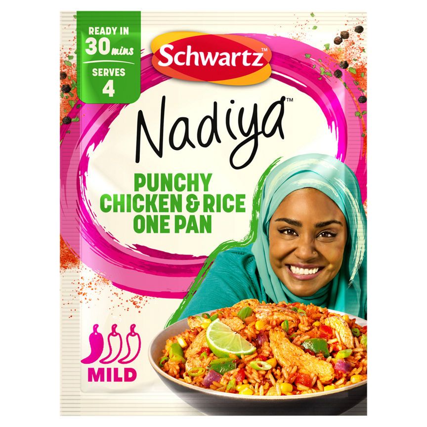 Schwartz Nadiya Punchy Chicken &amp;amp; Rice One Pan 25g