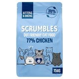 Scrumbles Kitten &amp;amp; Queens Dry Cat Food Chicken   750g