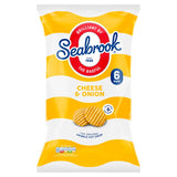 Seabrook Crinkle Cut Cheese &amp;amp; Onion Multipack Crisps