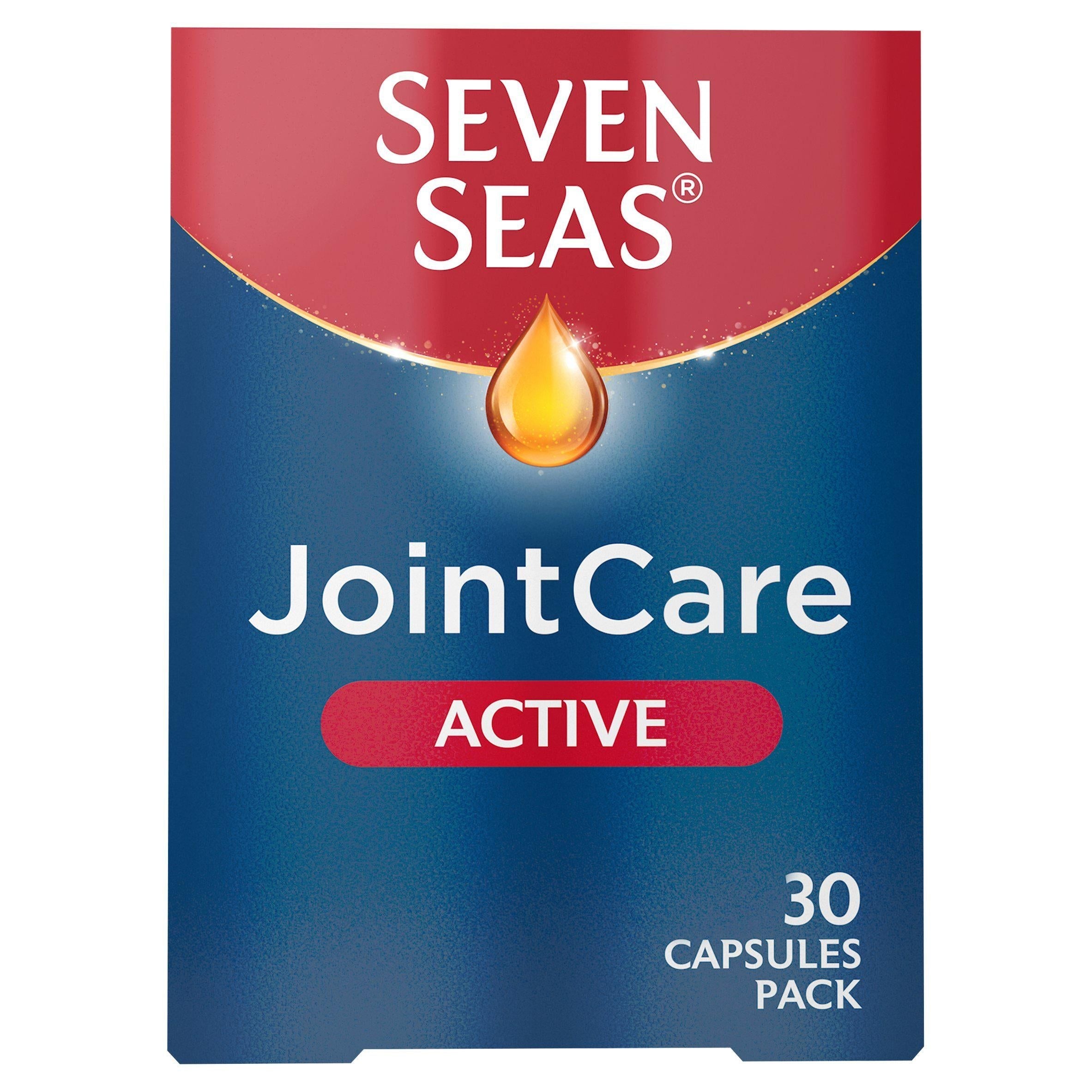 Seven Seas JointCare Active Glucosamine, Omega-3 &amp;amp; Chondroitin 30 Capsules