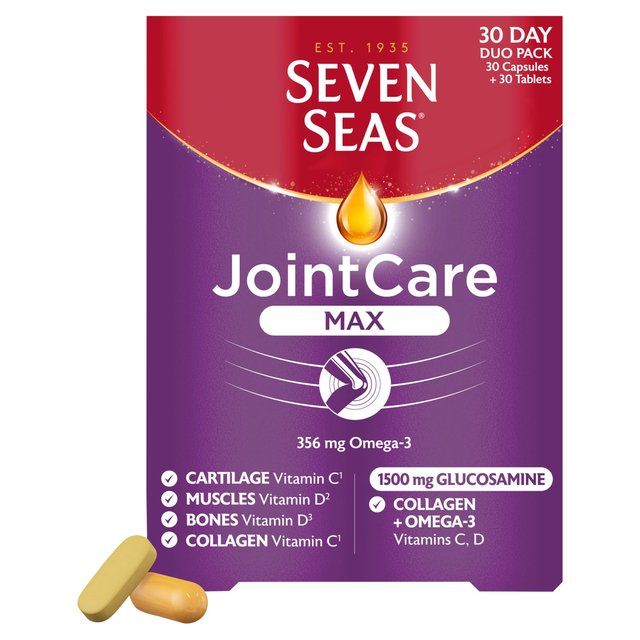 Seven Seas JointCare Max Glucosamine 1500mg 30 Day Duo Pack   60 per pack