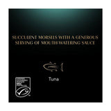 Sheba Sauce Lover Adult Wet Cat Food Tray MSC Tuna in Gravy   85g