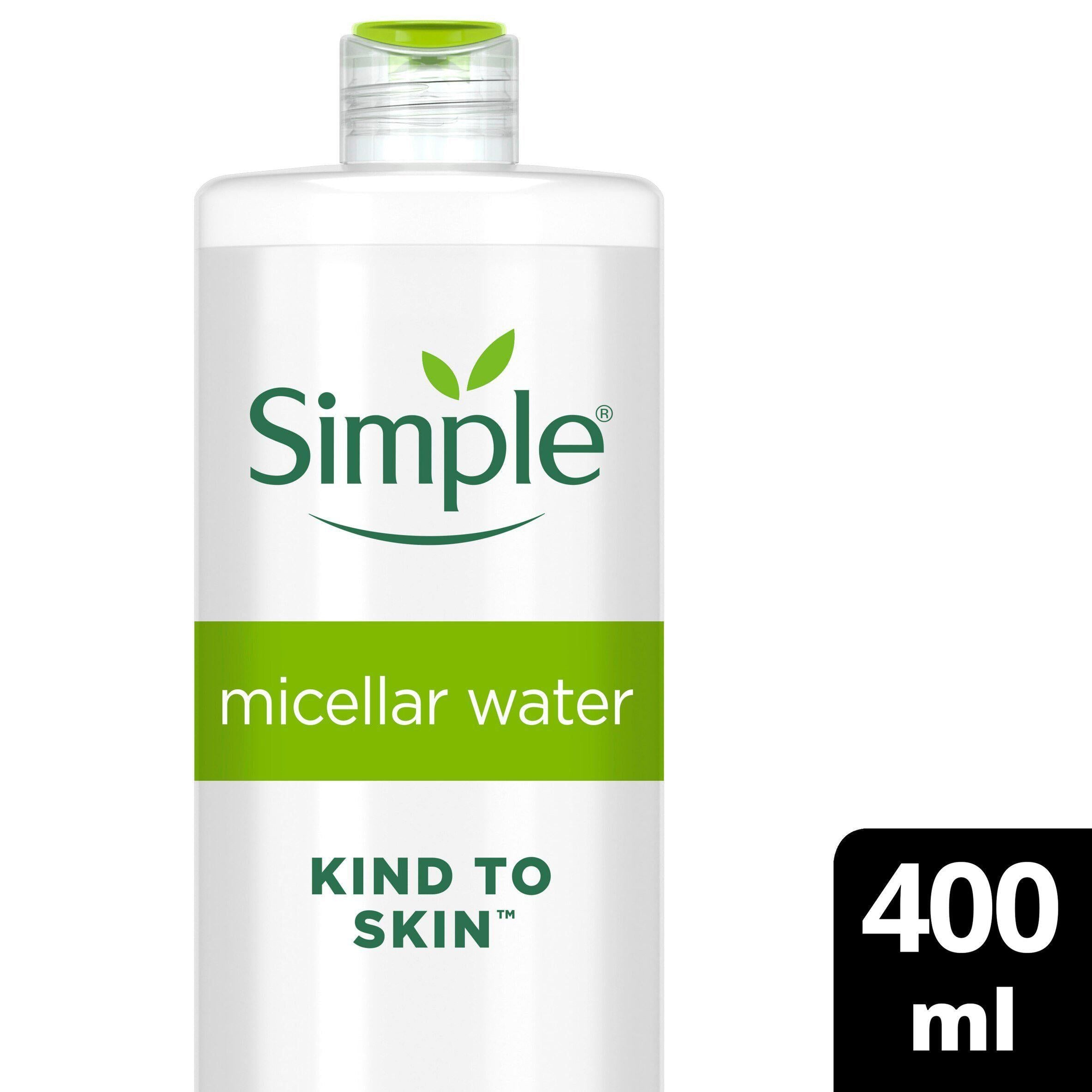 Simple Kind to Skin Instantly Hydrating Micellar Cleansing Water &amp;amp; Make-Up Remover 400ml