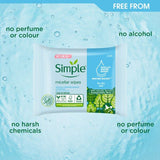 Simple Kind to Skin Micellar Biodegradable Wipes 20pc