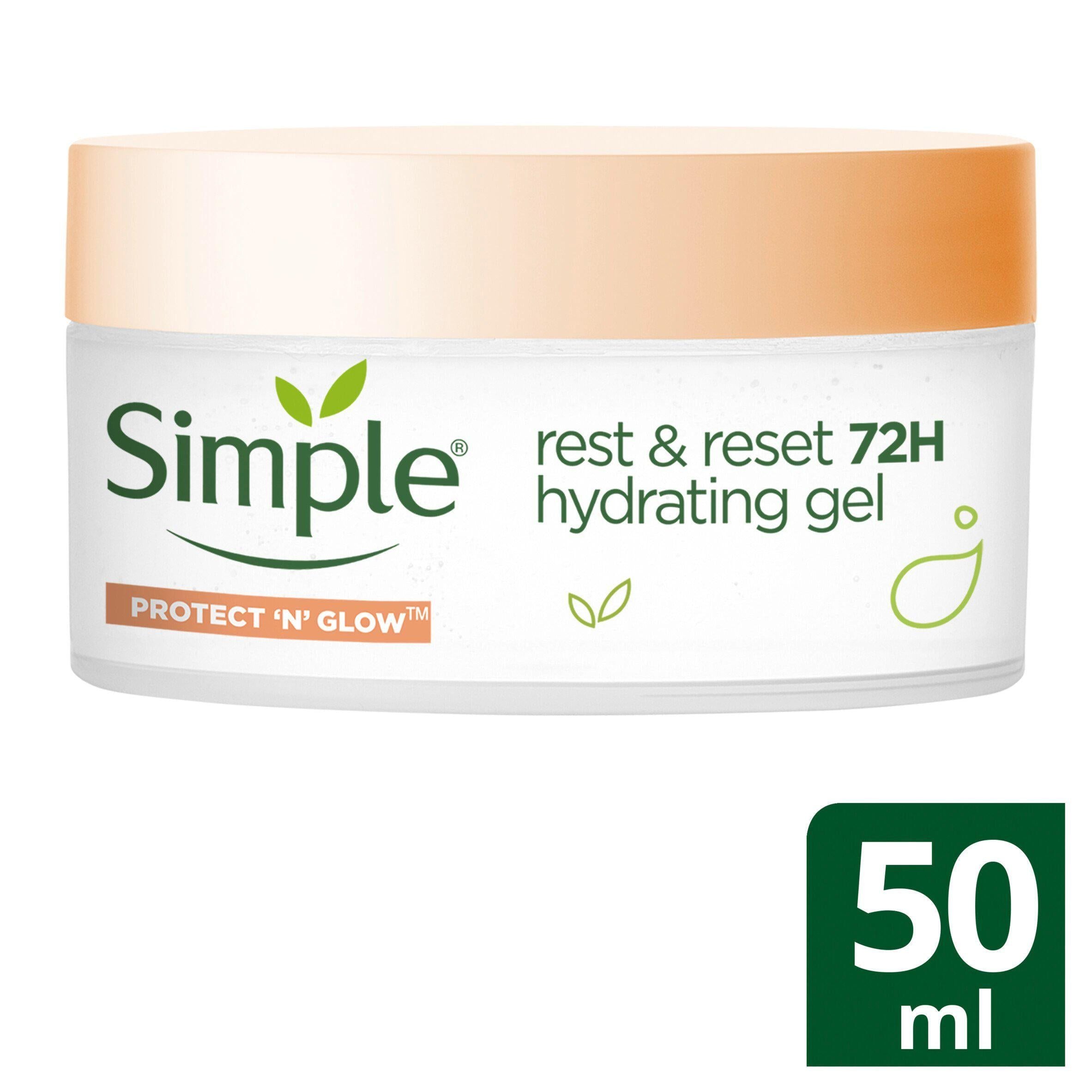 Simple Protect N Glow 72h Hydrating Gel Rest &amp;amp; Reset 50ml