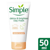 Simple Protect 'N' Glow Detox &amp;amp; Brighten Clay Face Mask   50ml