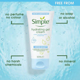 Simple Water Boost Hydrating Gel Cream   50ml