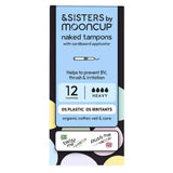 &amp;SISTERS by Mooncup Heavy Eco-applicator Tampons | Bleach Free, Plastic Free