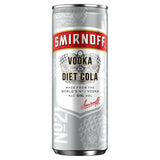 Smirnoff Red Label Vodka &amp;amp; Diet Cola Ready to Drink 250ml