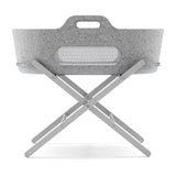 SnuzBaskit Light Grey Moses Basket &amp;amp; Dove Grey Stand Set