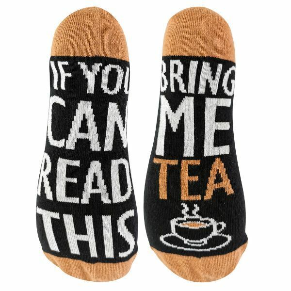 Sock Snob If You Can Read This Bring Me... Socks 4-8 UK Tea / 1EA