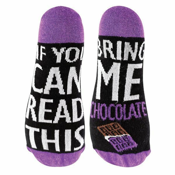 Sock Snob If You Can Read This Bring Me... Socks 6-11 UK Chocolate / 1EA