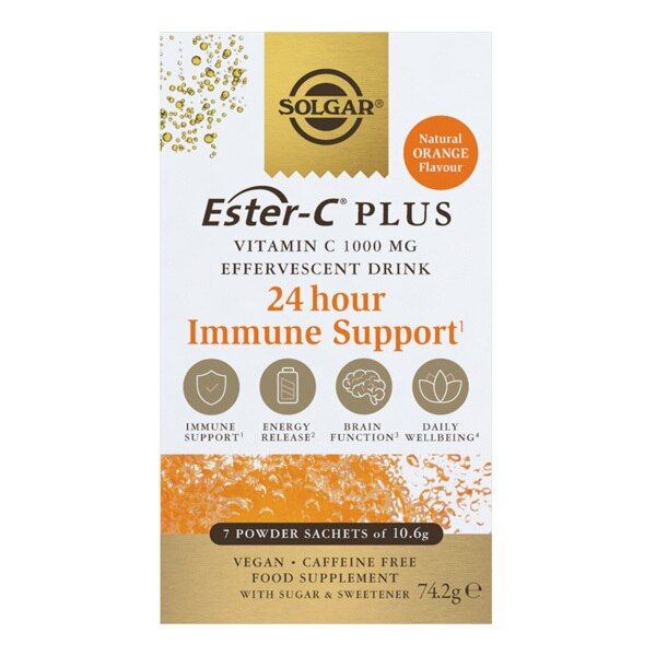 Solgar - Ester-C&amp;reg; Effervescent Energy Drink 7 Sachets