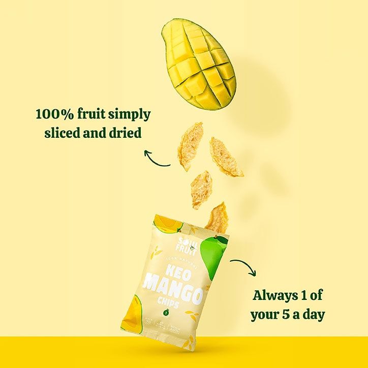 Soul Fruit Crunchy Dried Jackfruit Chips 20g